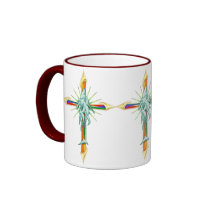 Rainbow Fish-Cross_2 Mug