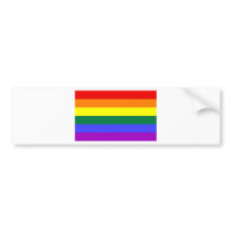Rainbow Flag Bumper Sticker