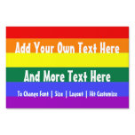 Rainbow Flag Gay Pride Customizable yard signs