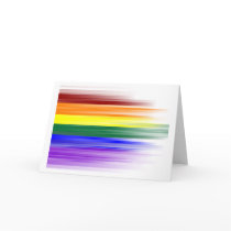 Rainbow Flag Greeting Card