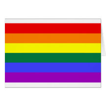 Rainbow Flag Greeting Card