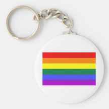 Rainbow Flag Keychain