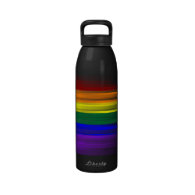 Rainbow Flag Liberty Water Bottle