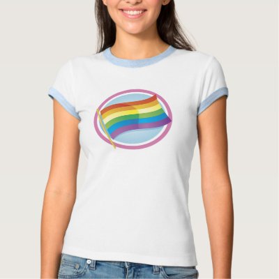 Logo Design on Rainbow Flag Logo Design Text Optional Tshirt P235464262306771490c95q