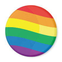 Rainbow Flag magnets by alternateworlds Rainbow Flag magnets