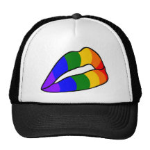 RAINBOW FLAG MESH HAT