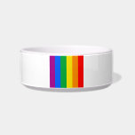 Rainbow Flag Cat Bowl