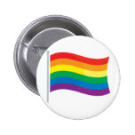 Rainbow Flag Pinback Buttons
