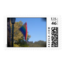 rainbow flag postage stamp stamps