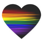 Rainbow Flag Sticker Sheet (Heart)