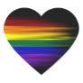 Rainbow Flag Sticker Sheet (Heart)
