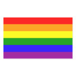 Rainbow flag stickers