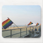 Rainbow flags Asbury Park NJ Mouse Pads
