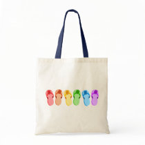 Rainbow Flip Flops Bag