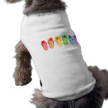 Rainbow Flip Flops Pet Tshirt