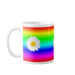 Rainbow floral mugs