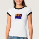 rainbow floral t-shirts by heart_sole rainbow floral t-shirts