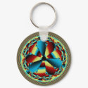 Rainbow Flower keychains