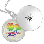 Rainbow Flower Marriage Custom Jewelry