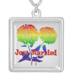 Rainbow Flower Marriage Jewelry