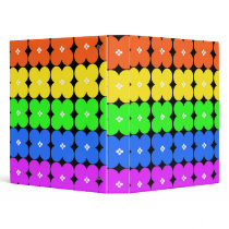 RAINBOW FLOWERS binders by bd5178 RAINBOW FLOWERS binders