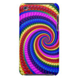 Rainbow Fractal Art Swirl Pattern iPod Case-Mate Case