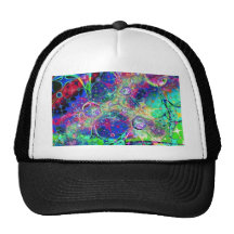 Rainbow Fractal Art Trucker Hats