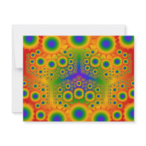 Rainbow Fractal Explosions: Custom Invite