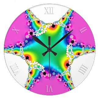  Black White Tribal Designs Customizable Wall Clocks