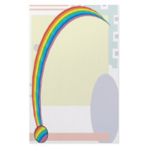 Rainbow Frame stationery by gayworld Rainbow Frame stationery
