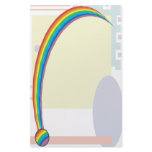 Rainbow Frame Personalized Stationery