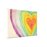 Rainbow Friendship Hearts Canvas Art Paintings Stretched Canvas Prints