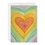 Rainbow Friendship Hearts Invites or Invitations