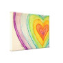 Rainbow Friendship Hearts Painting Print (Small) Canvas Prints