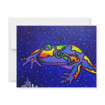 Rainbow Frog by Piliero invitations by piliero Rainbow Frog by Piliero invitations