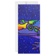 Rainbow Frog by Piliero rack cards by piliero Rainbow Frog by Piliero rack cards