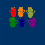 Rainbow Frogs Gay/Lesbian t-shirts