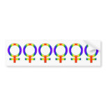 Rainbow Gal Bumper Sticker