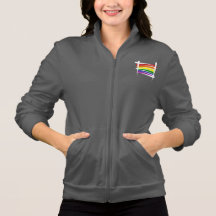 Rainbow Gay Pride Brush Flag T Shirt