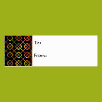 Rainbow Gift Tag business cards