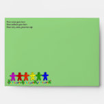 Rainbow Gingerbread Envelope