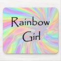 Rainbow Girl mousepads