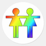 Rainbow Girls Stickers