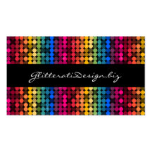 Rainbow Glam Business Card