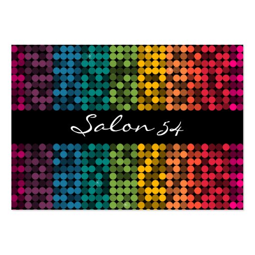 Rainbow Glam Business Card (front side)