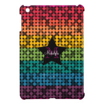 Rainbow Glam - Custom Monogram iPad Mini Case ipad mini cases