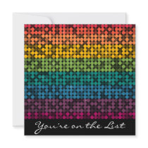 Rainbow Glam Invitation