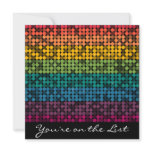 Rainbow Glam Invitation