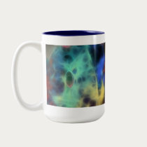 Rainbow Glass Bubbles Dreams Mug by naturespaintbox Rainbow Glass Bubbles Dreams Mug