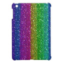 Rainbow Glittter iPad Mini Cover